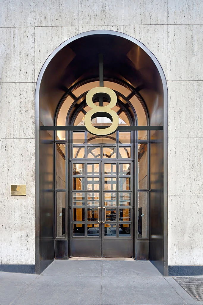 Exterior entryway of 8 West 40th Street.