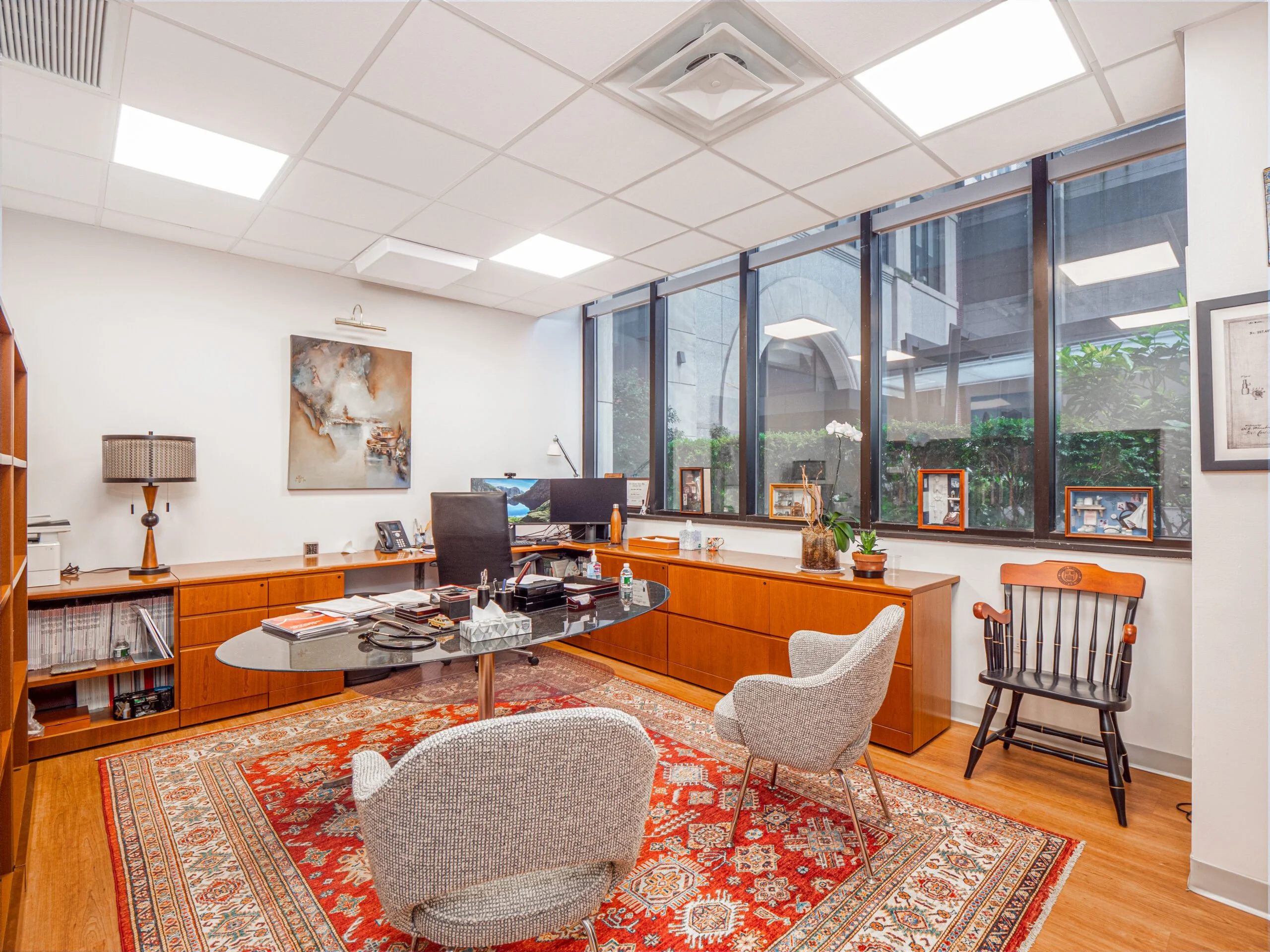 A view of an office at 428 East 72nd Street