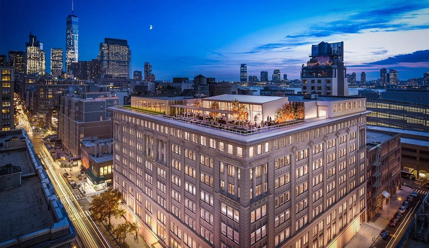 View of aerial hero shot of 315 Hudson Street